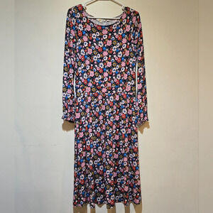 Boden Floral Midi Dress Size 12P #037